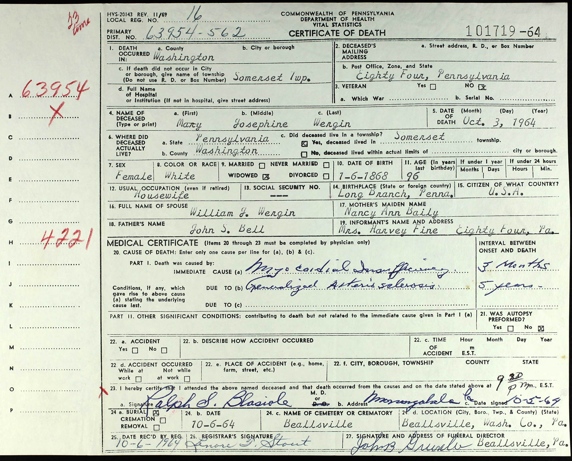 death cert